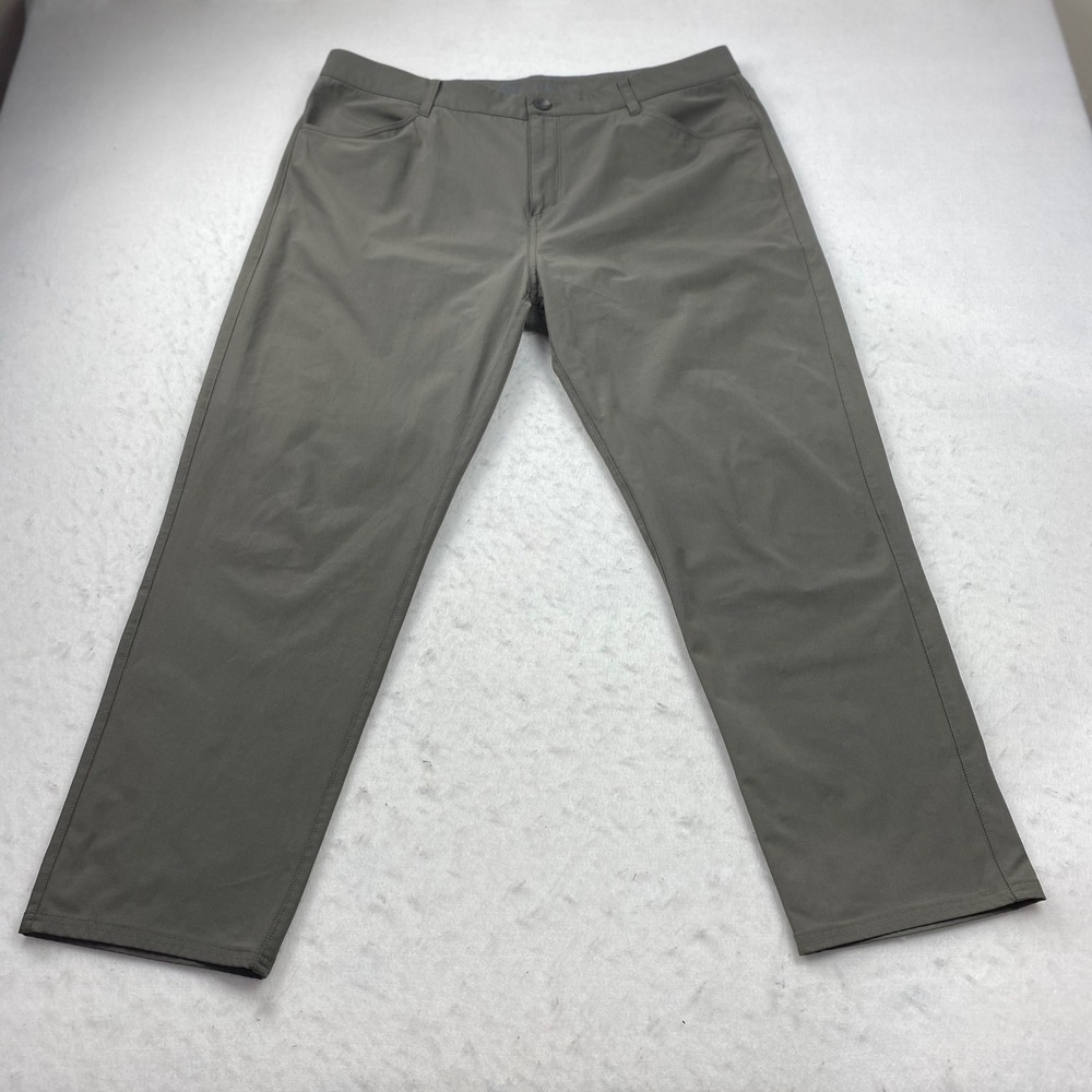 Vuori Meta Pant Mens Size 36 Dark Oregano Performance Travel Golf Stretch V430